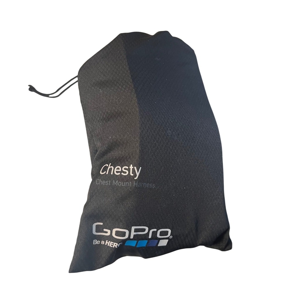GoPro Chesty Chest Mount Harness for Action Cameras Black with Bag